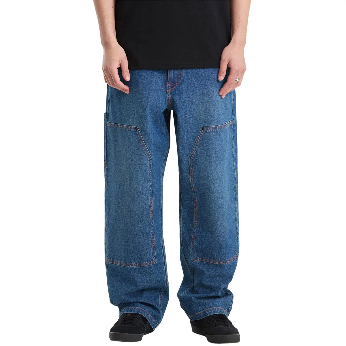 Volcom Work Carpenter Denim Jeans - Park Blue 1