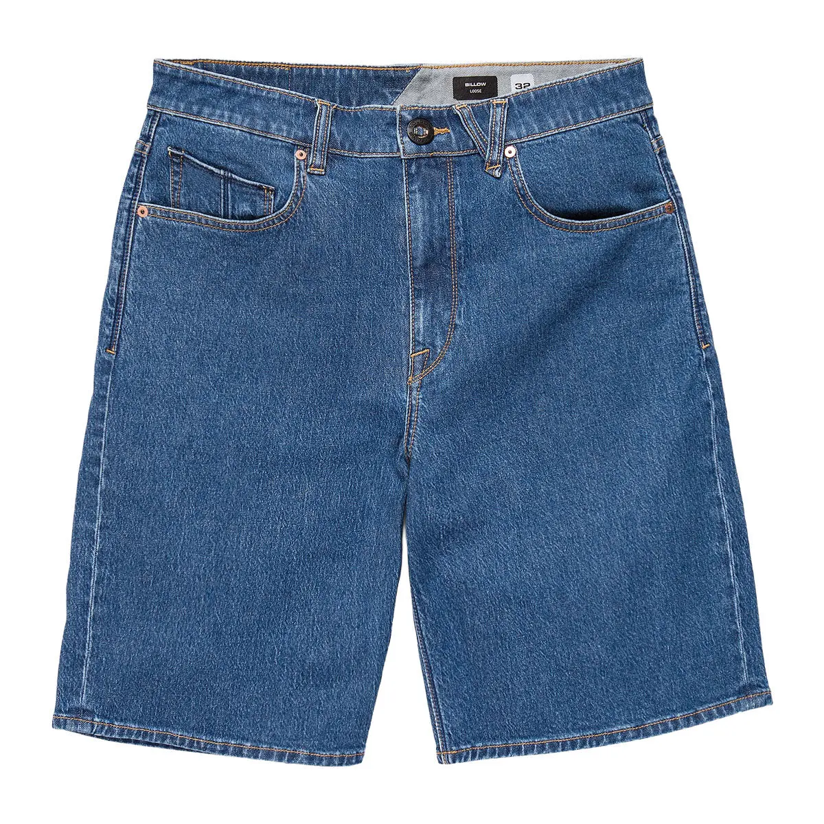 Volcom Billow Denim 22 Shorts - Bold Blue 1