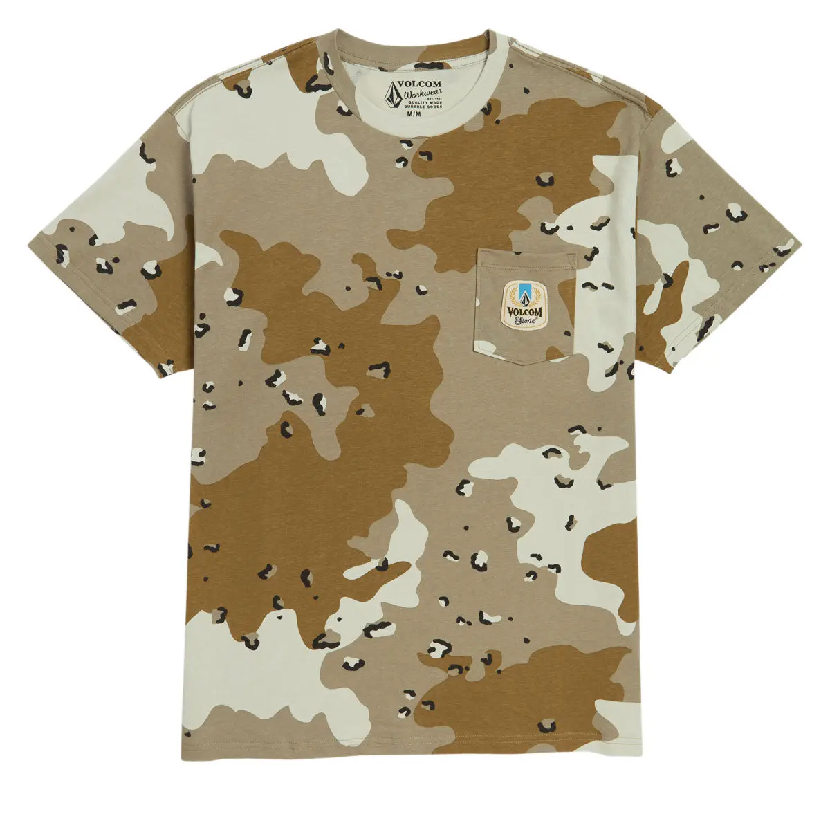 Volcom Desert Beers Pocket T-Shirt - Light Khaki 1