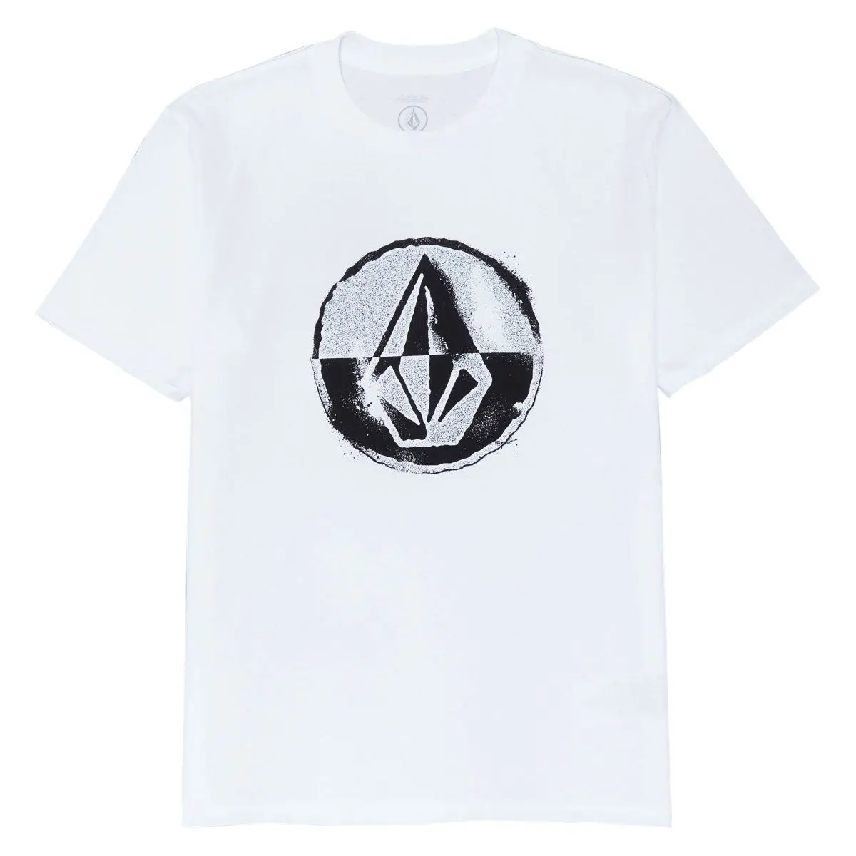 Volcom Circle Split T-Shirt - White 1