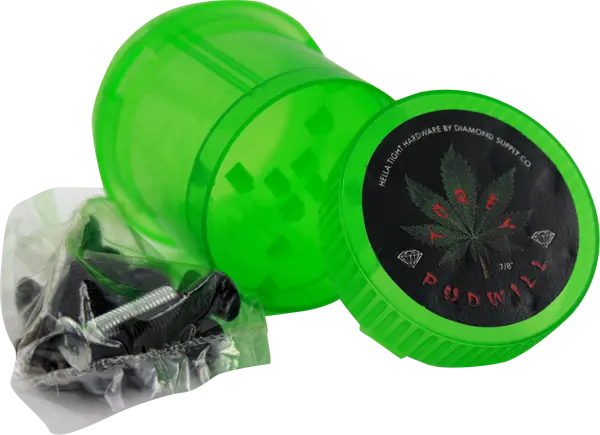 Diamond Supply Co. Pudwill 7/8-Inch Allen Wrench Featuring Integrated Grinder – Green