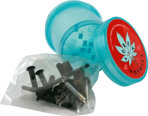 Diamond Pudwill 7/8-Inch Allen Hardware Featuring Blue Grinder