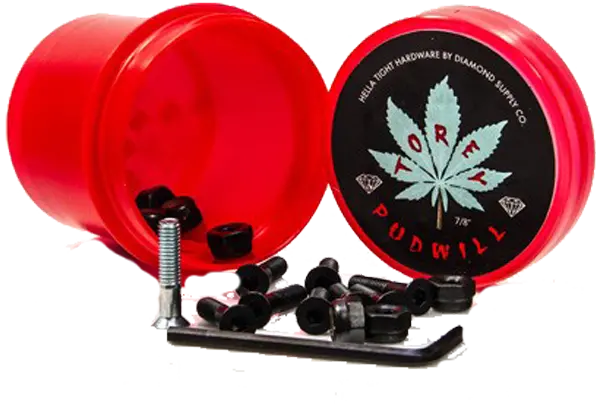Diamond Pudwill 7/8-Inch Allen Hardware with Red Grinding Attachment