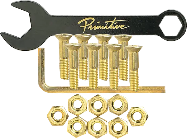 Rustic Black and Gold Cabinet Hardware Set with 7/8-Inch Allen Wrench