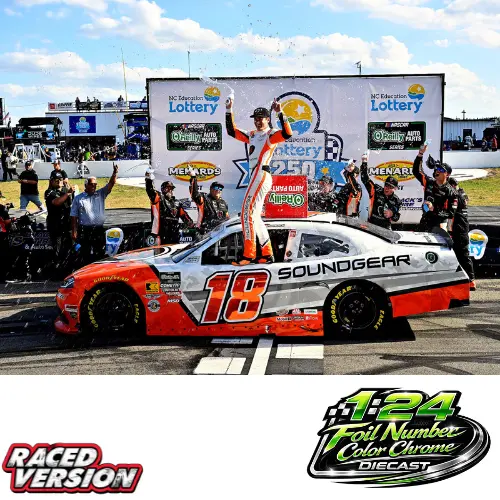 *Preorder* William Sawalich 2026 Soundgear Rockingham Win Color Chrome 1:24 Nascar Diecast 1