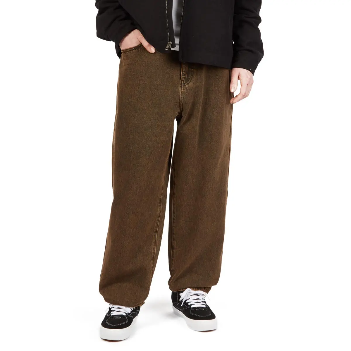 Ccs Baggy Taper Denim Jeans - Acid Brown 1