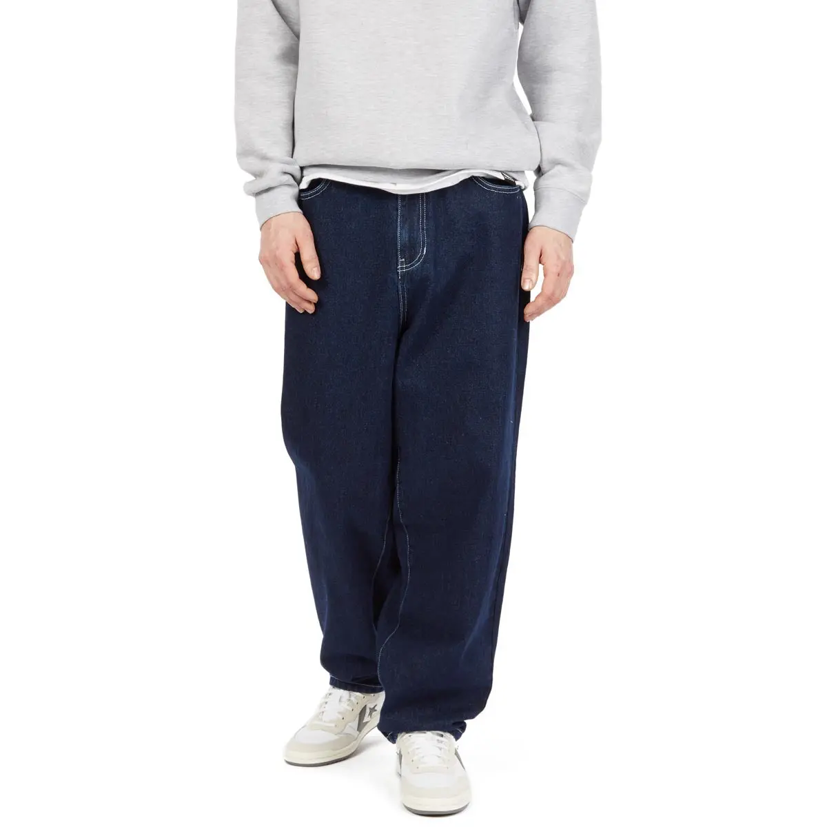 Ccs Baggy Taper Denim Jeans - Overdyed Navy 1
