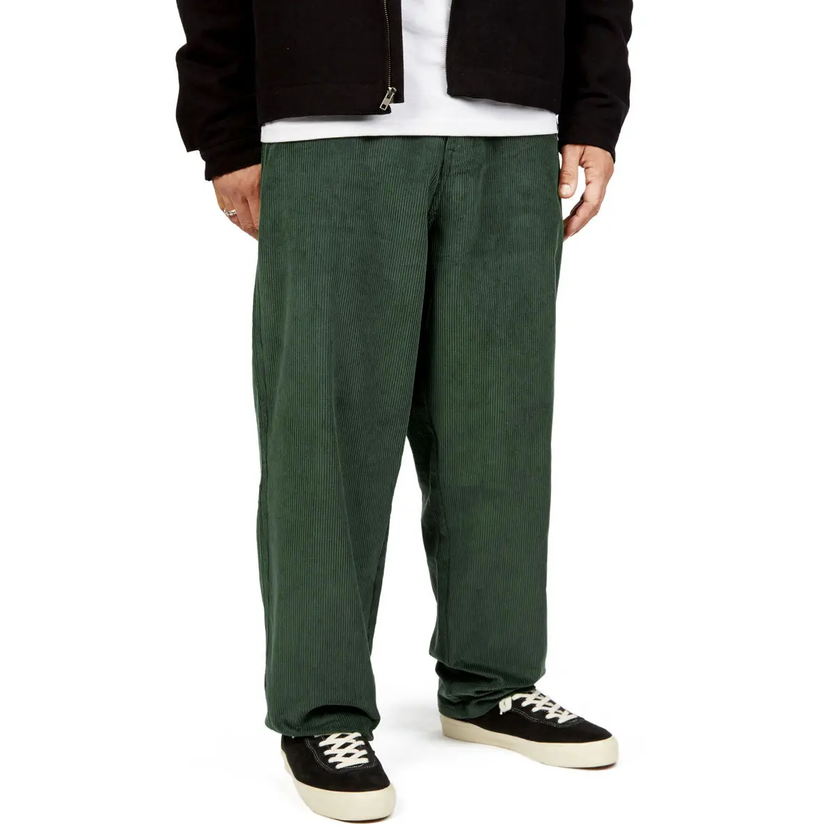 Ccs Baggy Taper Corduroy Pants - Green 1