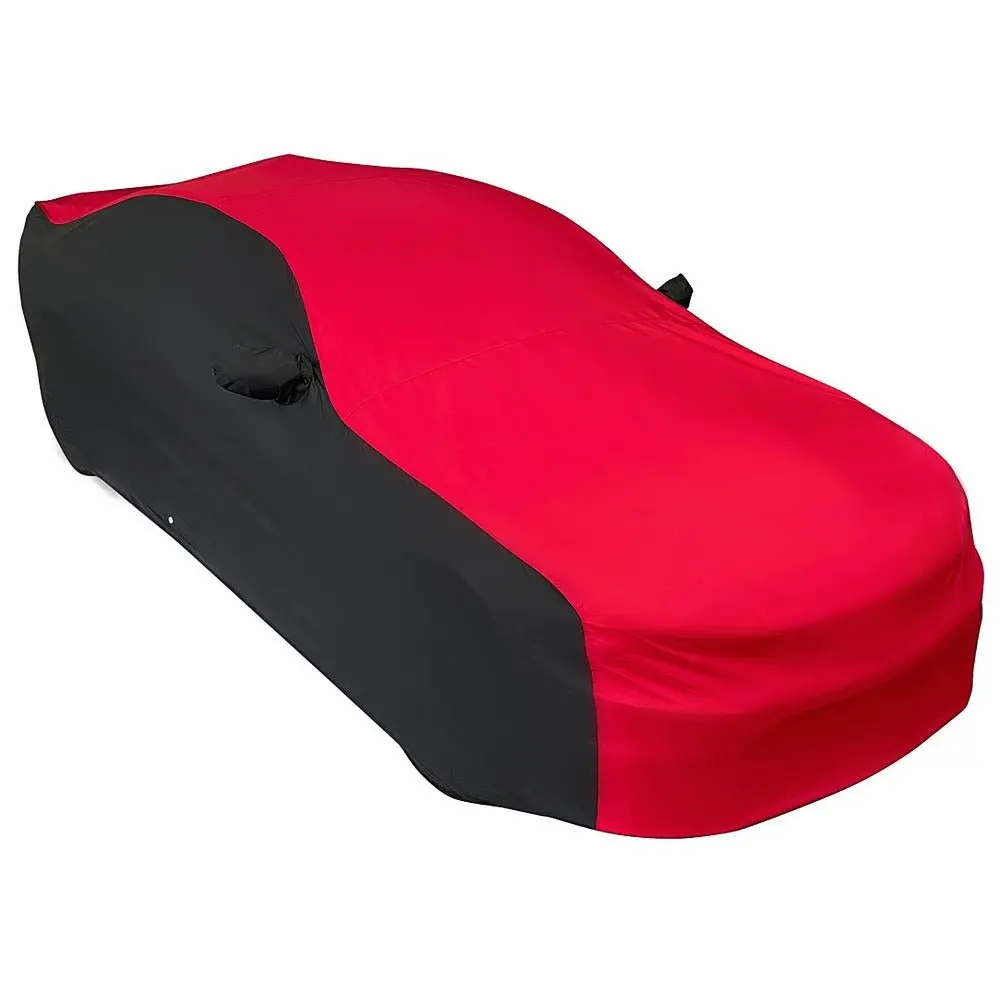 2005-2023 Dodge Charger Ultraguard Plus Car Cover - 300D Indoor/Outdoor Protection - Red/Black 1
