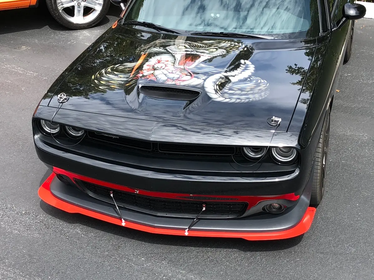 2015-2023 Challenger Gt, Srt, Rt, Rt Scatpack Front Splitter 1