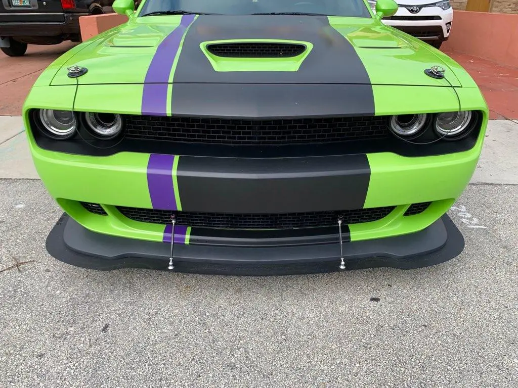2015-2023 Challenger Hellcat Front Splitter 1