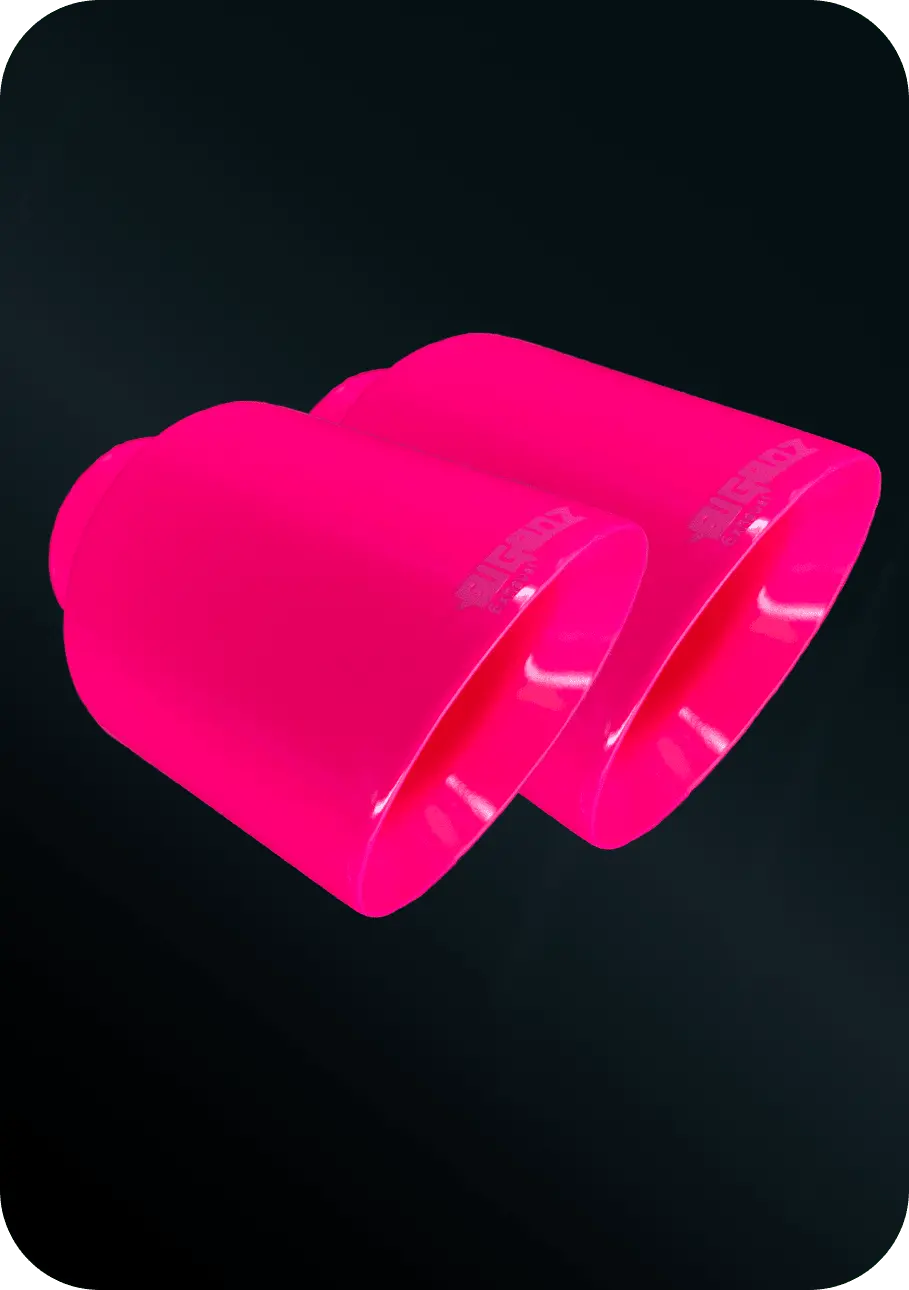 (2015-2023) D-Charger 5" V8 Tip Set Bubble Gum Pink 1