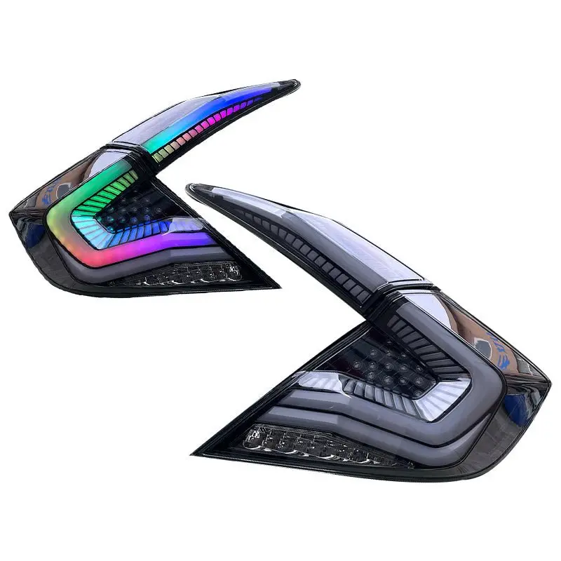 2016-2021 Honda Civic Sedan Led Tail Lights Rgb 1