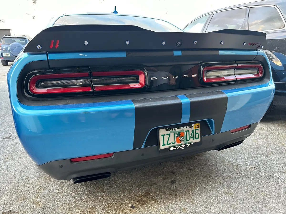 2018-2023 Challenger Hellcat And Scatpack Widebody Dragstyle Wickerbill 1