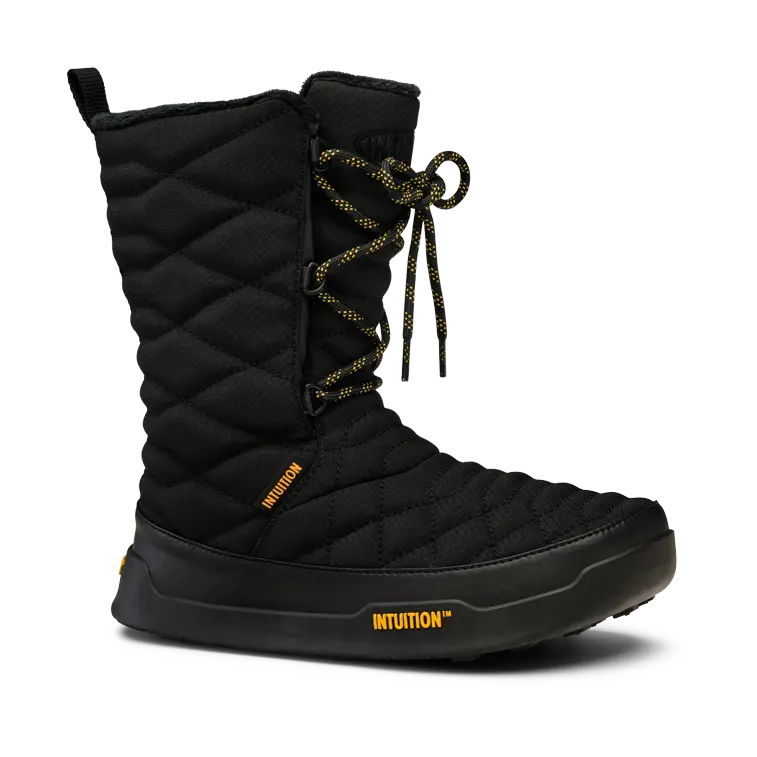 Intuition Original High Black Gold Booties 5