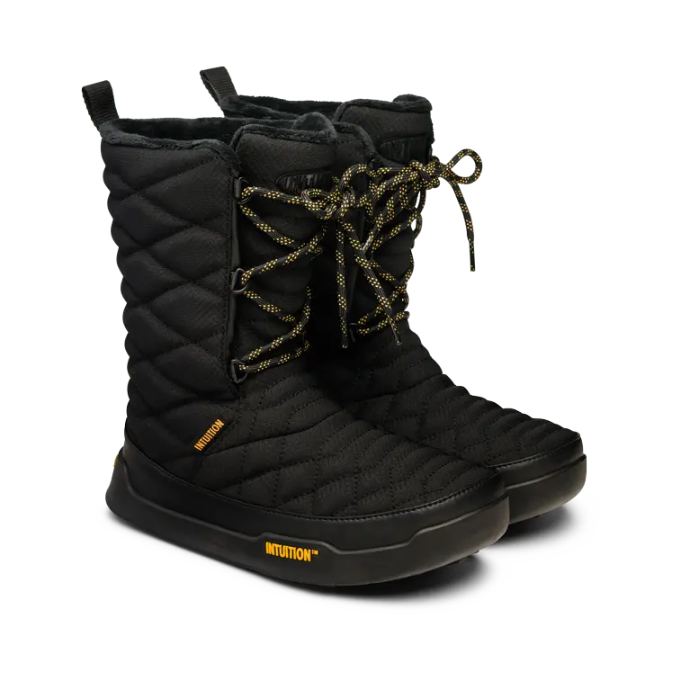 Intuition Original High Black Gold Booties 2