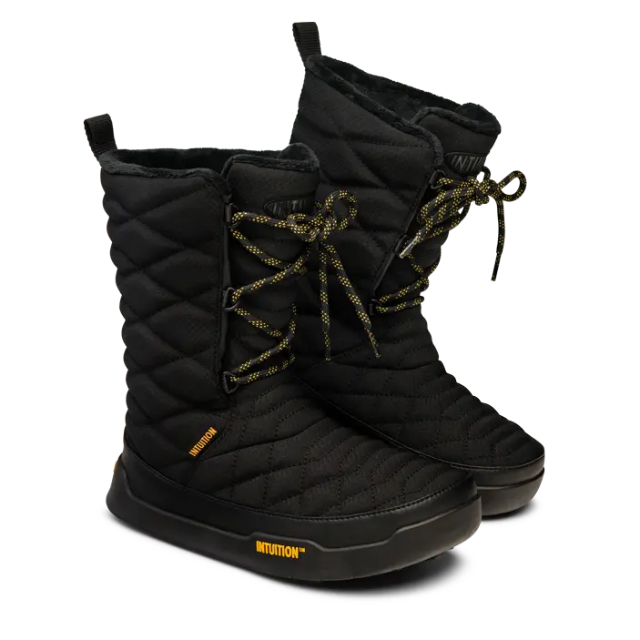 Intuition Original High Black Gold Booties 3