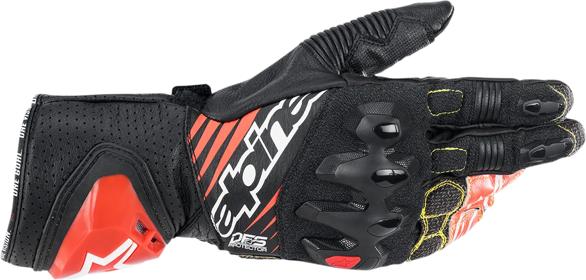 Alpinestars Gp Tech V2 Motorcycle Gloves – Black/White/Red, Size Xl (3556622-1231-Xl) 1
