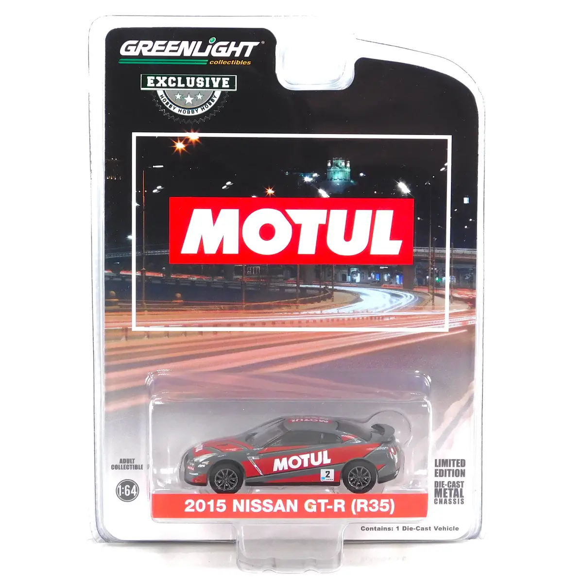 Hobby Exclusive 30490 2015 Nissan Gt-R (R35) Motul 1:64 Diecast 1