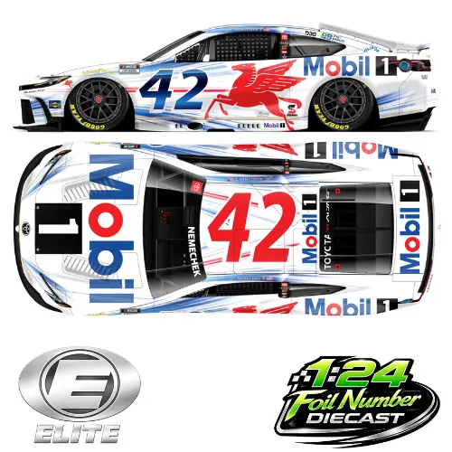 *Preorder* John Hunter Nemechek 2026 Mobil 1 Elite 1:24 Nascar Diecast 1