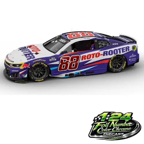 *Preorder* Connor Zilisch 2026 Roto-Rooter Color Chrome 1:24 Nascar Diecast 1