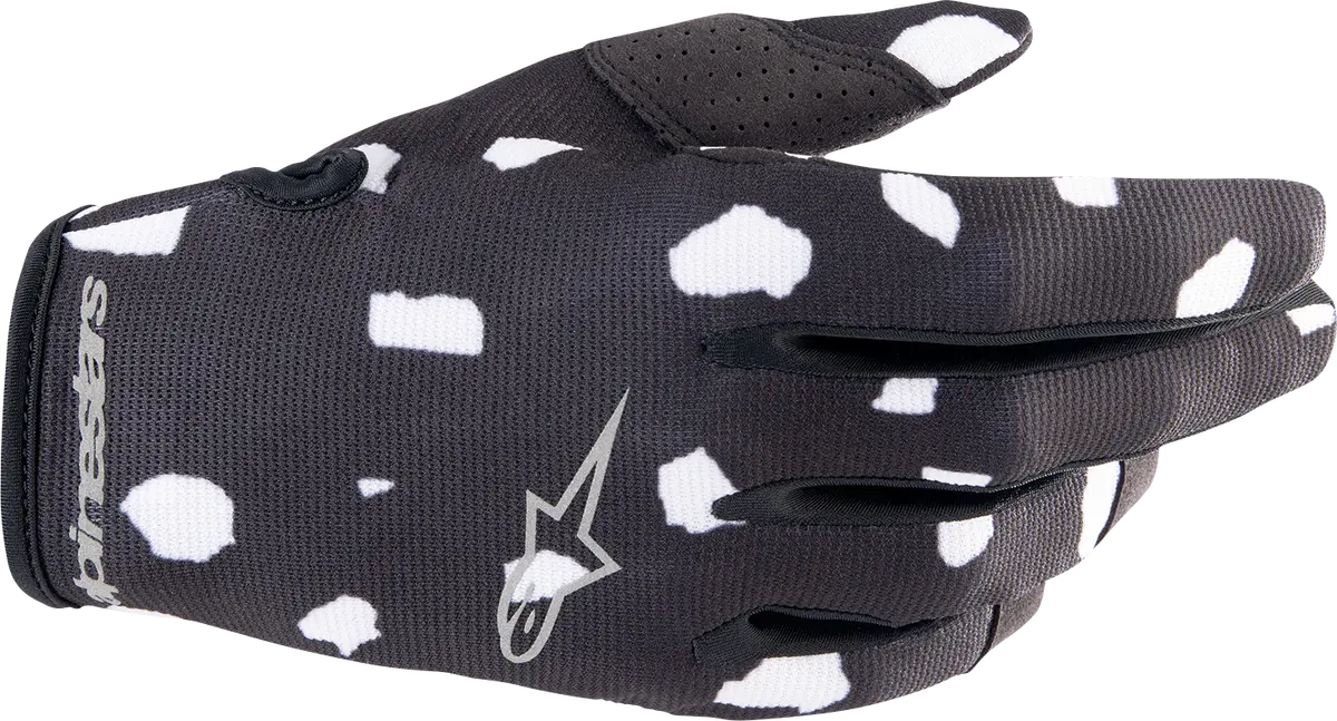 Alpinestars Radar Motorcycle Gloves – Black And White, Size Xl 1