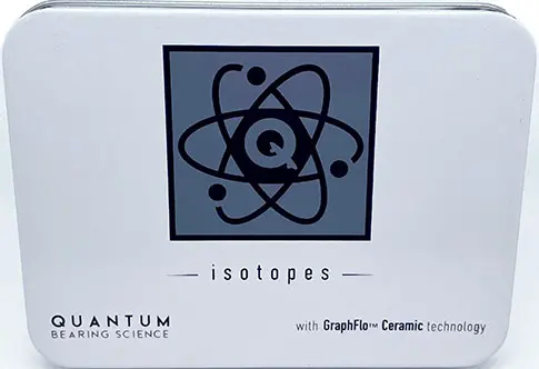 Premium 8-piece set of quantum-grade ceramic bearings featuring advanced isotopic material engineering