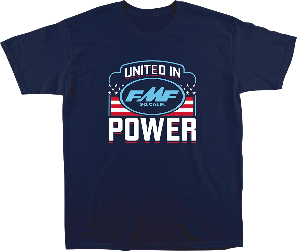 Fmf United In Power Graphic T-Shirt – Navy – Medium (Style Sp23118910Nvym) 1