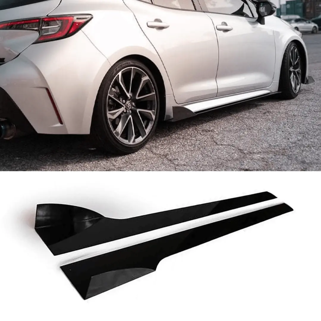 2019-2024 Toyota Corolla Hatch Side Skirt Extension V2 1