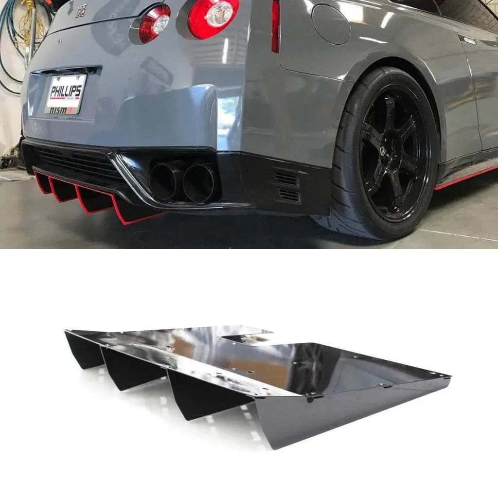 2012-2020 Nissan Gt-R Rear Diffuser V1 (R35) 1