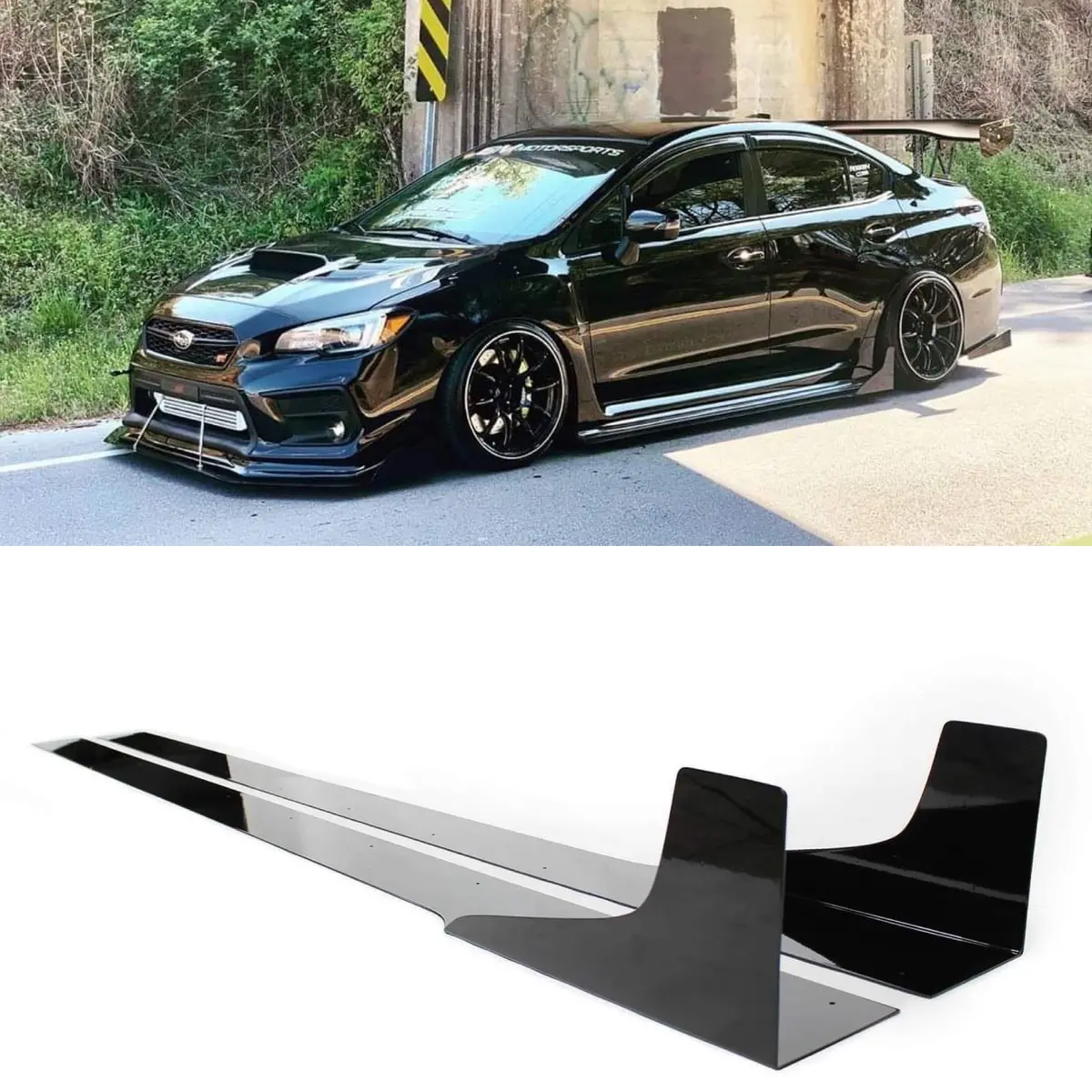 2015 - 2021 Subaru Wrx/Sti Side Skirt Extension V3 1