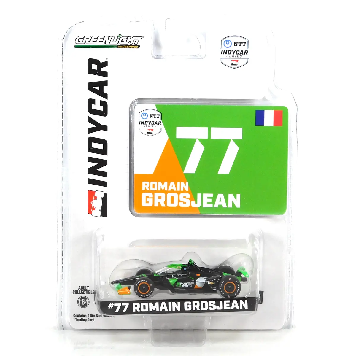 Indycar 11598 Romain Grosjean 2024 #77 Juncos Hollinger Racing 1:64 Diecast 1