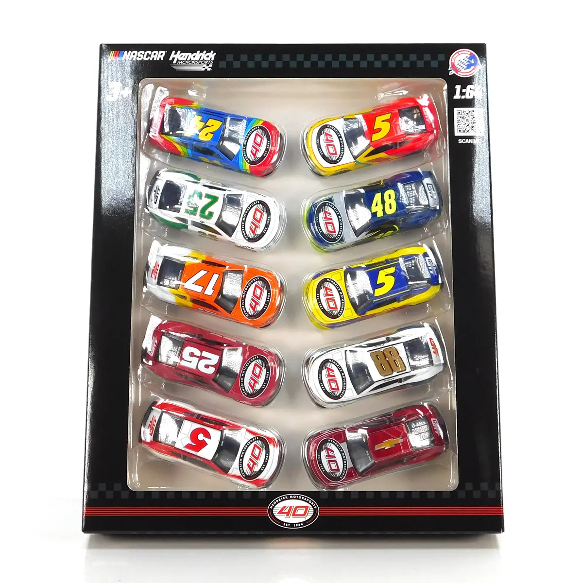 2024 Hendrick Motorsports 40Th Anniversary 1:64 Nascar Diecast 10 Car Set 1