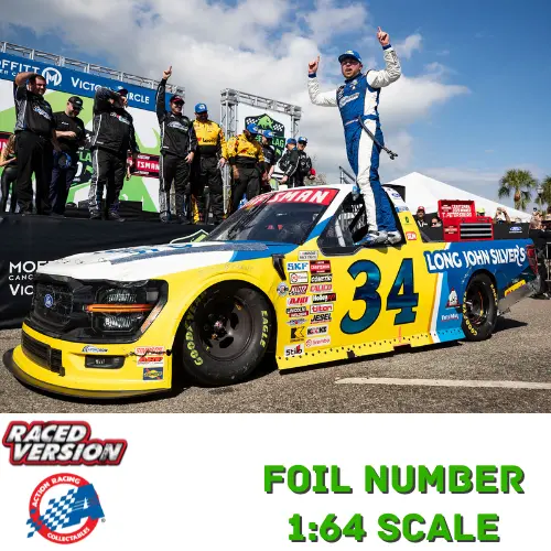 *Preorder* Layne Riggs 2026 Long John Silver's St. Petersburg Win 1:64 Nascar Diecast 1