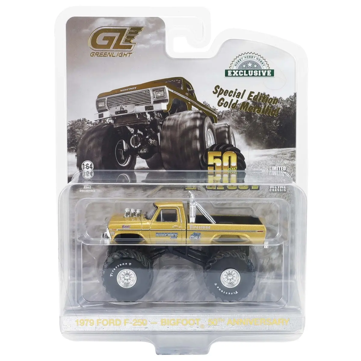 1979 Ford F-250 Bigfoot #1 50Th Anniversary Hobby Exclusive 1:64 Diecast 1