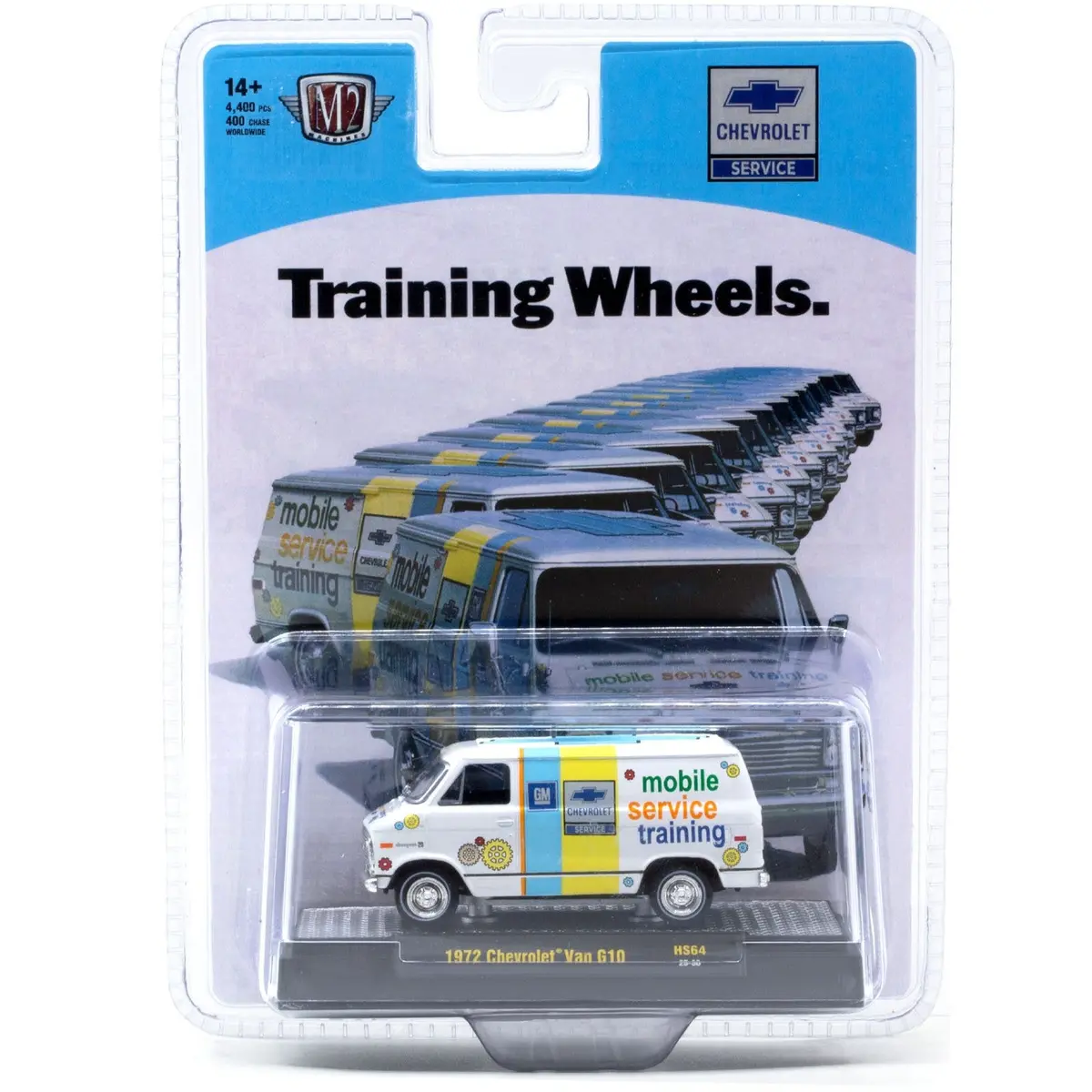 1972 Chevrolet G10 Van M2 Machines 1:64 Scale Hobby Special 31500-Hs64 1
