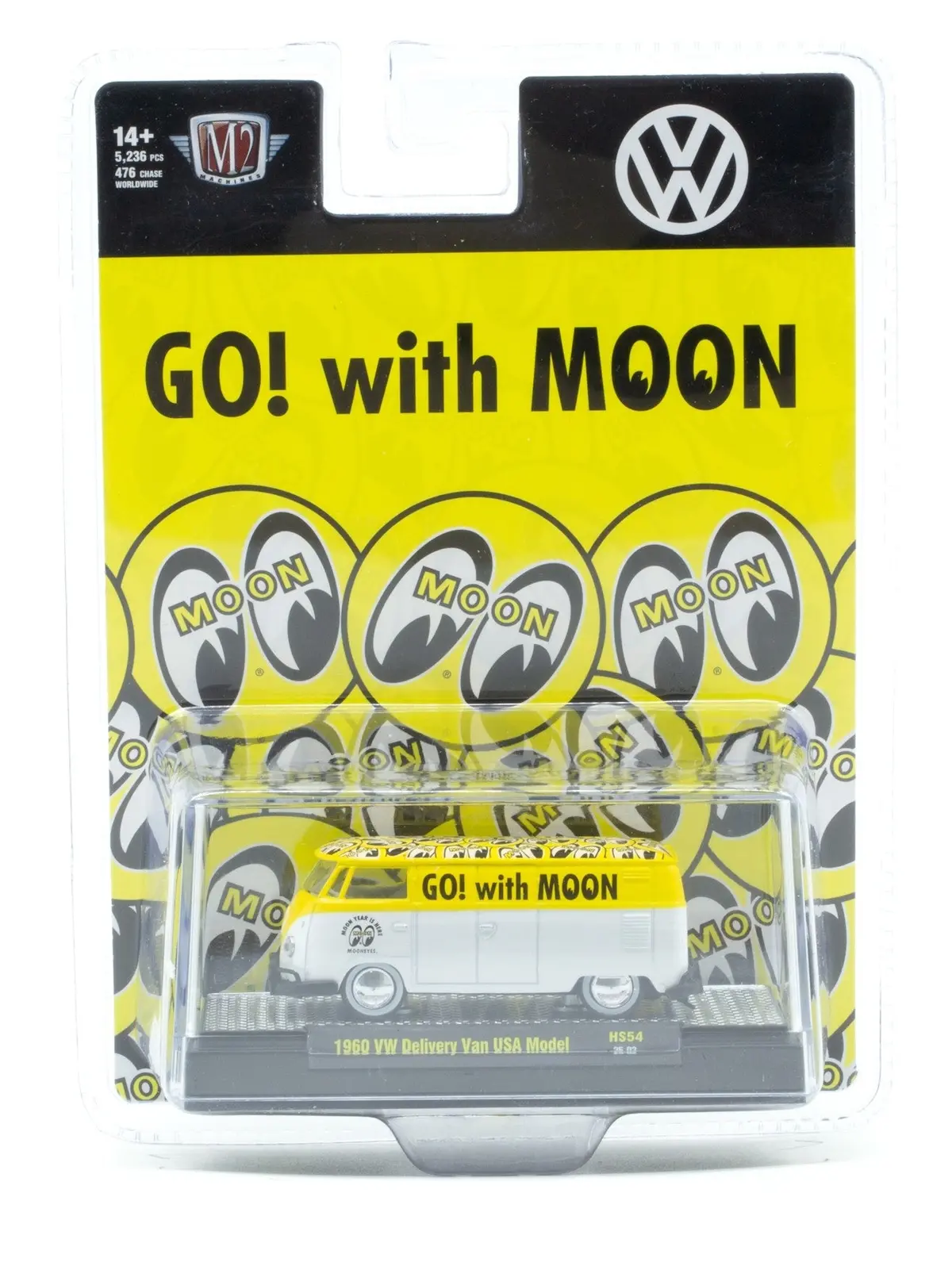 1960 Volkswagen Van Mooneyes M2 Machines 1:64 Scale Hobby Special 31500-Hs54 1