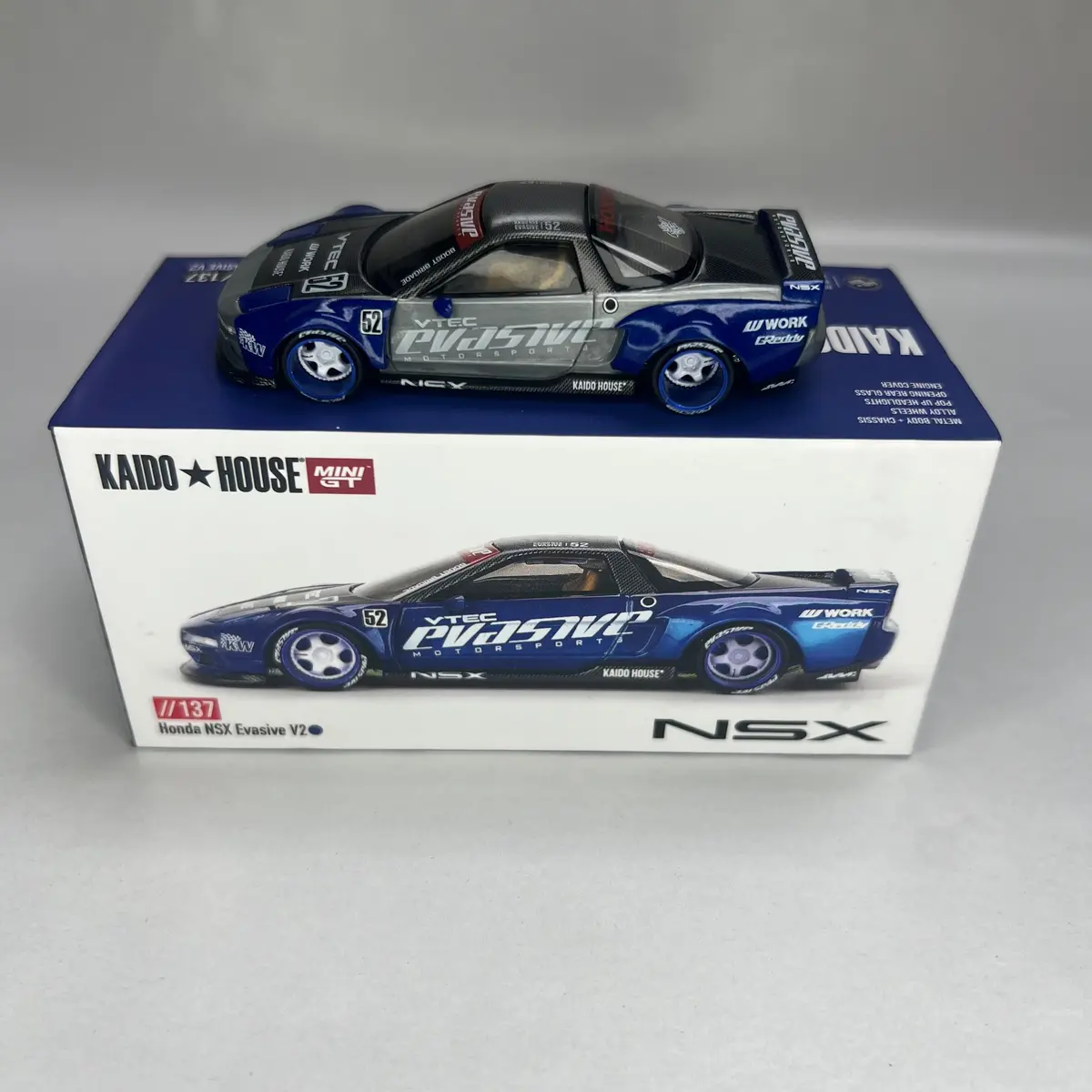 Chase Kaido House X Mini Gt 1:64 #137 Honda Nsx Evasive V2 1