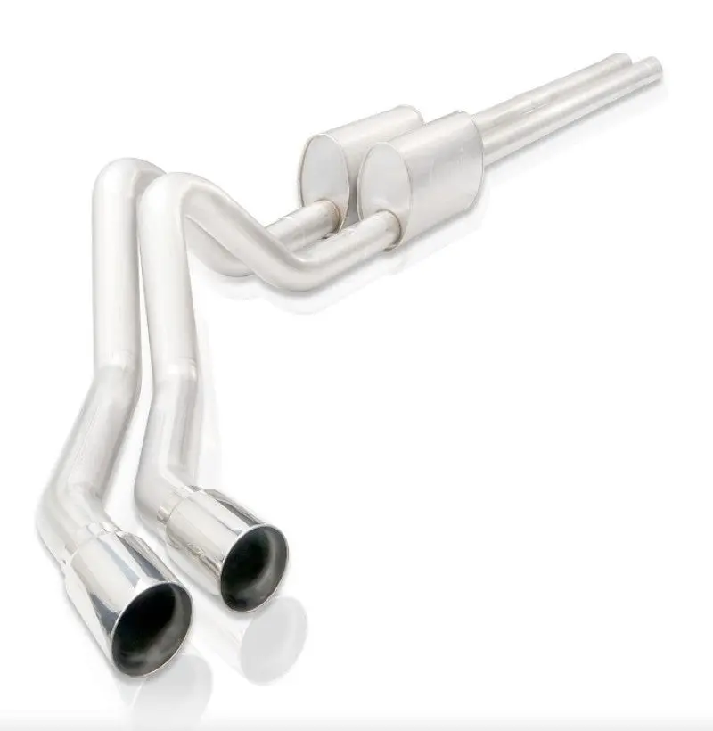Stainless Works Redline Cat-Back Exhaust System For 2019+ Chevrolet Silverado 5.3L – 3-Inch Dual Polished Tips 1