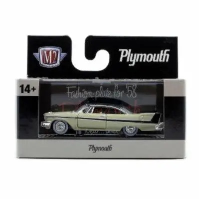 1958 Plymouth Belvedere M2 Machines 1:64 Scale Auto-Thentics Release 99 1