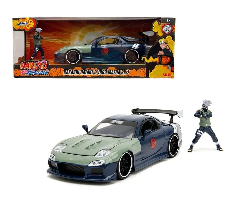 Jada 1:24 1993 Mazda Rx-7 With Kakashi Hatake – Naruto Shippuuden 1
