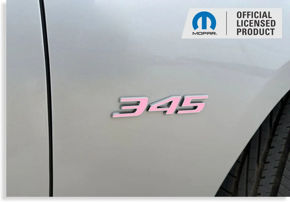 345 Fender Emblem Emblem Inlay Decal Stickers - 2023 Charger R/T 3