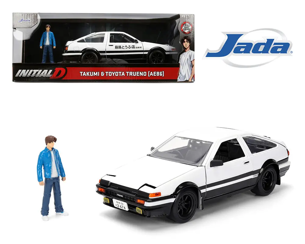 Jada 1:24 Initial D Takumi And Toyota Trueno (Ae86) – Hollywood Rides 1