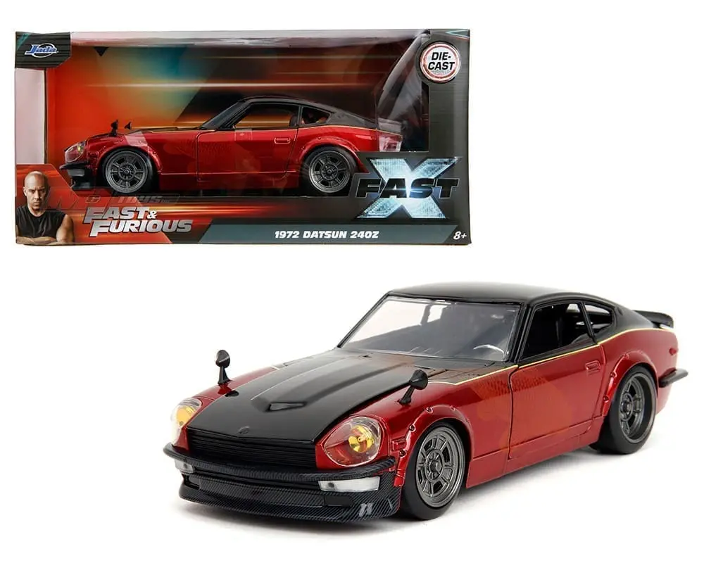 Jada 1:24 1972 Datsun 240Z – Red/Black – Fast & Furious: Fast X 10 1