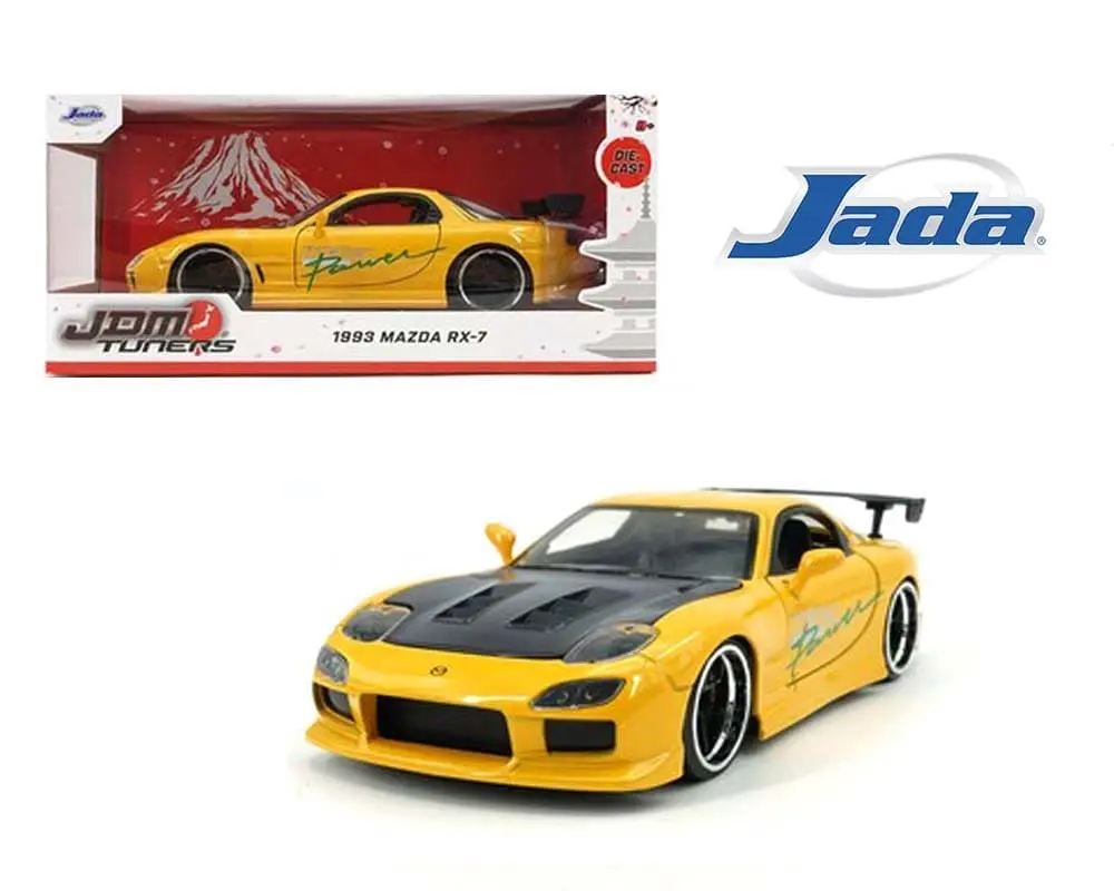 Jada 1:24 Mazda Rx-7 Hks Tuned – Yellow – Jdm Tuners 1