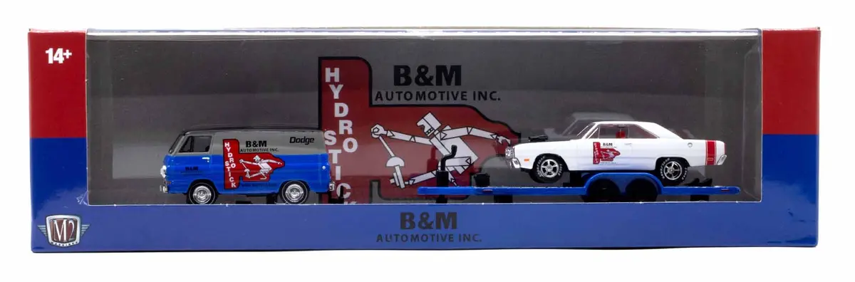 1964 Dodge A100 & 1969 Dart M2 Machines 1:64 Scale Auto Haulers Release 79 1
