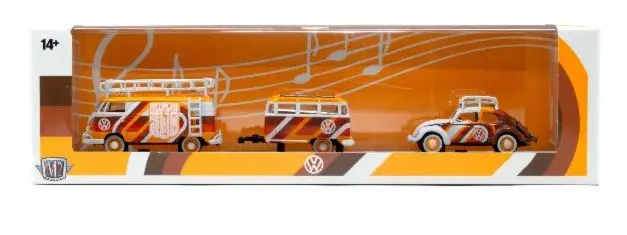 1960 Volkswagen Van & 1953 Beetle M2 Machines 1:64 Scale Auto Haulers Release 90 1