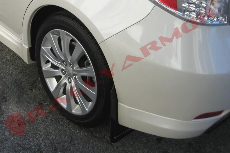 Rally Armor Ur-Series Mud Flaps – Black With Grey Logo For 2008–2010 Wrx (Sedan/Hatch) & 2008–2011 Subaru 2.5I 1