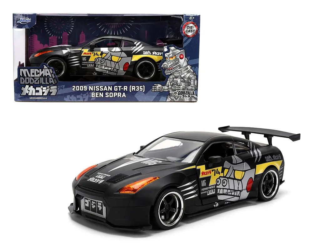 Jada  1/24 Nissan Skyline Gt-R R34 Godzilla – M. Red – 1