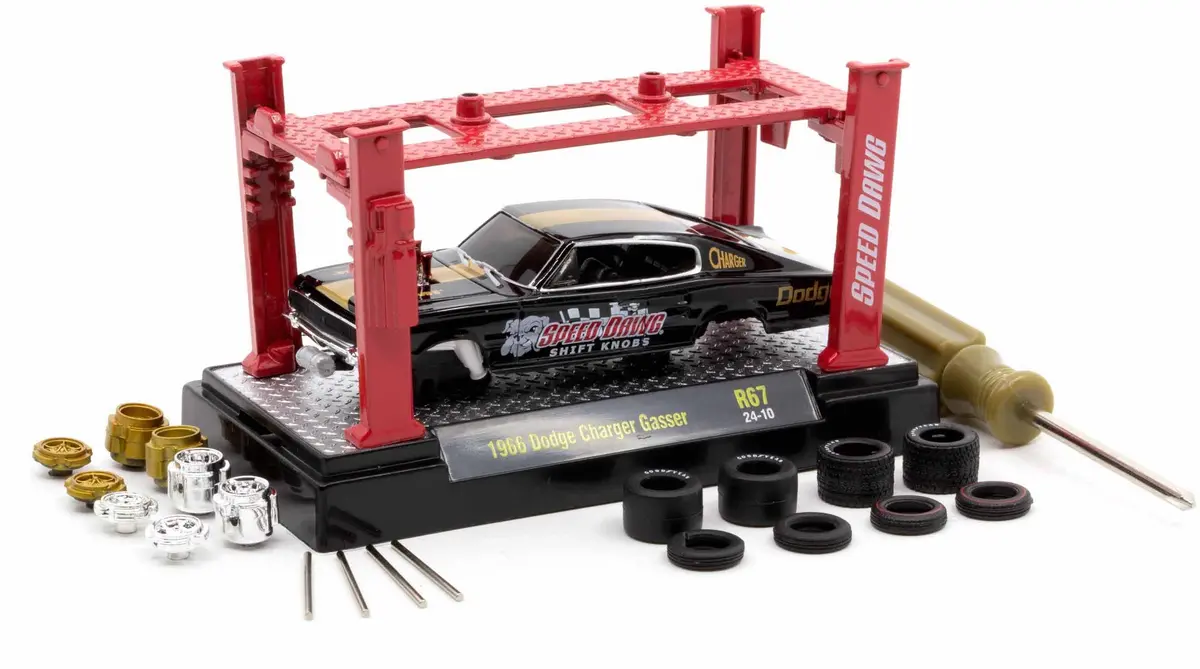 1966 Dodge Charger Gasser M2 Machines 1:64 Scale Model Kit Release 67 2